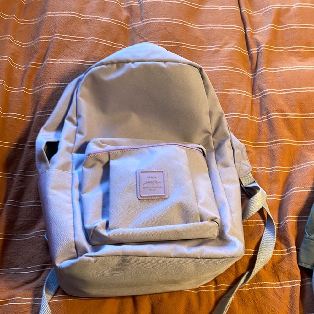 Purple back pack